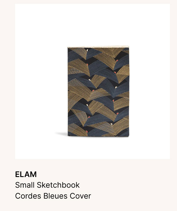 ELAM Small Sketchbook Cordes Bleues Cover