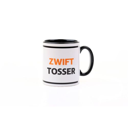 Global Cycling Club Zwift Tosser Mug with Black Handle – Cycling Gift Mug