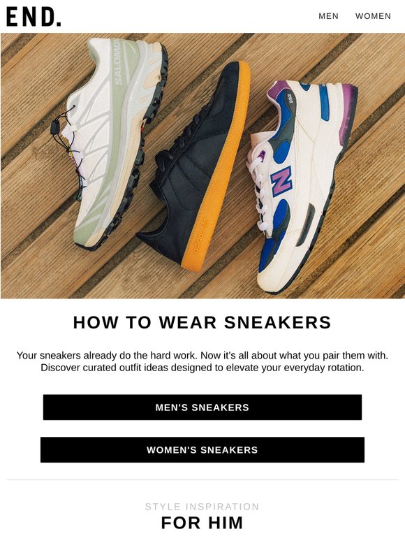 Discover outfits that make sneakers look even better