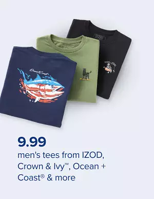 From 12.99 mens tees and swim from Ocean and Coast, IZOD and more. Shop now. A coral printed swim short.