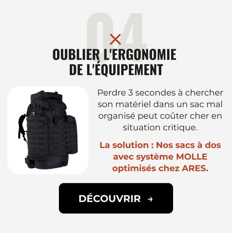 Oublier l'ergonomie de l'équipement 1