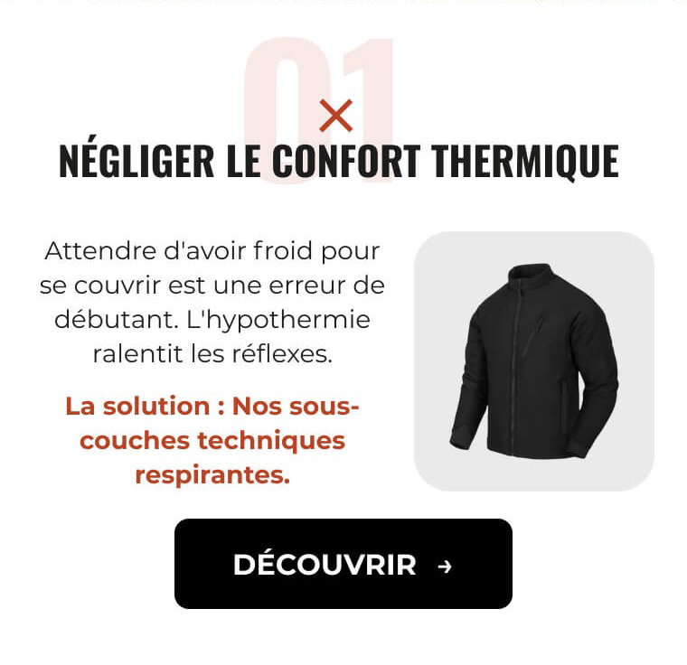 Négliger le confort thermique 1