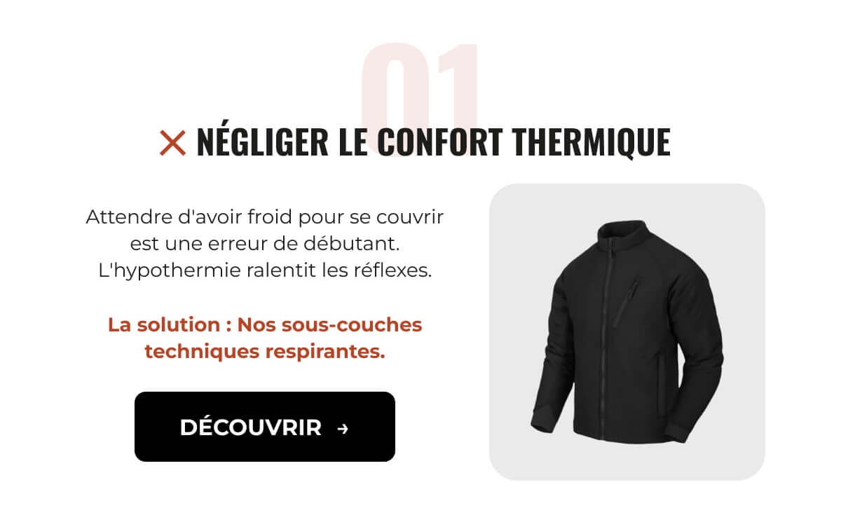 Négliger le confort thermique 1