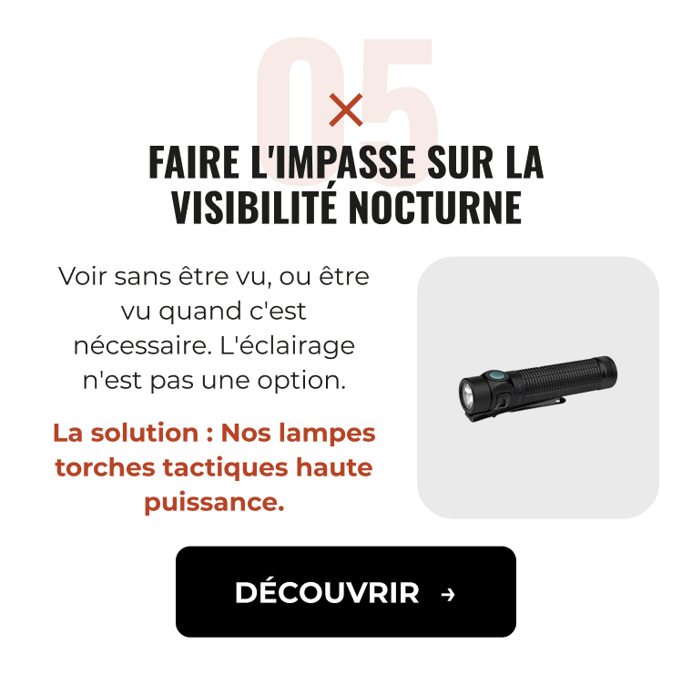 Faire l'impasse sur la visibilité nocturne 1