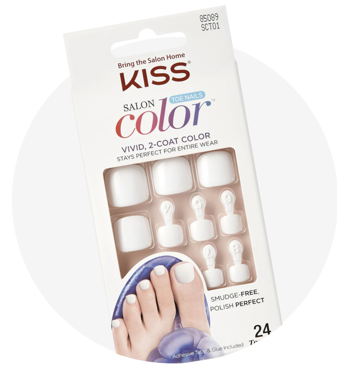 Kiss False Nails Salon Color Toe Nails - This Is Class