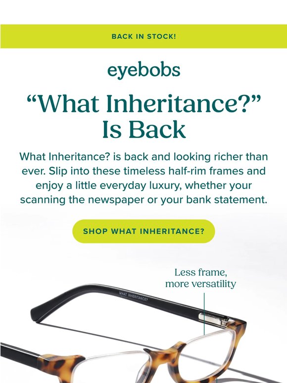Back in stock alert!