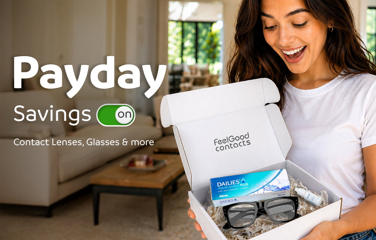 Payday Savings On Contact Lenses , Glasses & More  | Shop Now