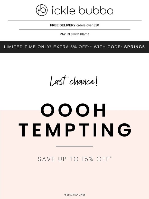Payday Picks ✨ Up to 15% off