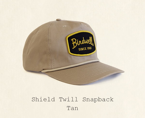 Shield Twill Snapback - Tan