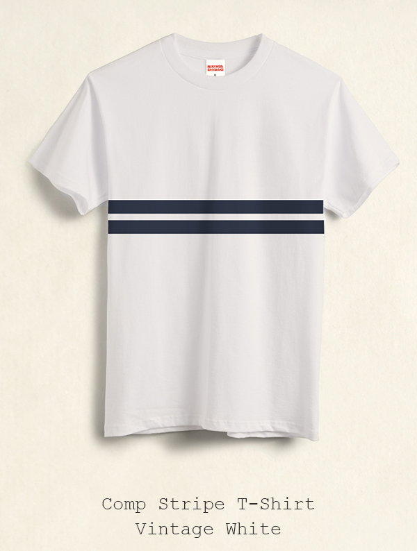 Comp Stripe T-Shirt - Vintage White