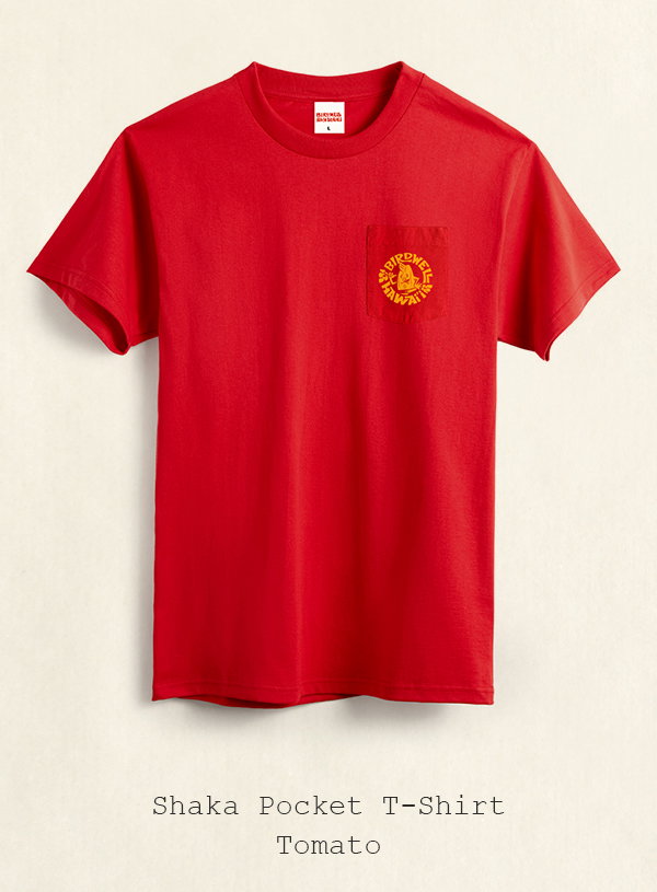 Shaka Pocket T-Shirt - Tomato