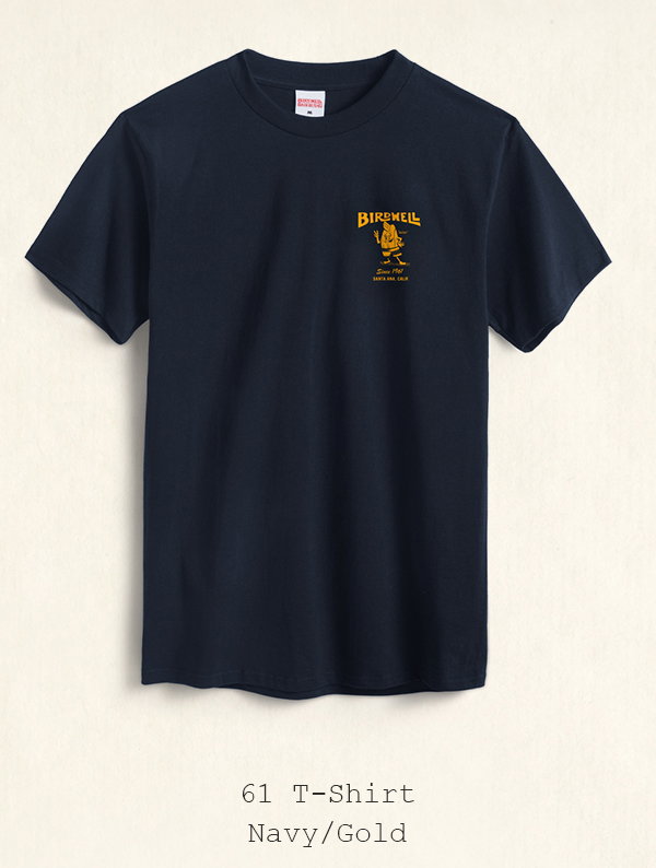 61 T-Shirt - Navy/Gold