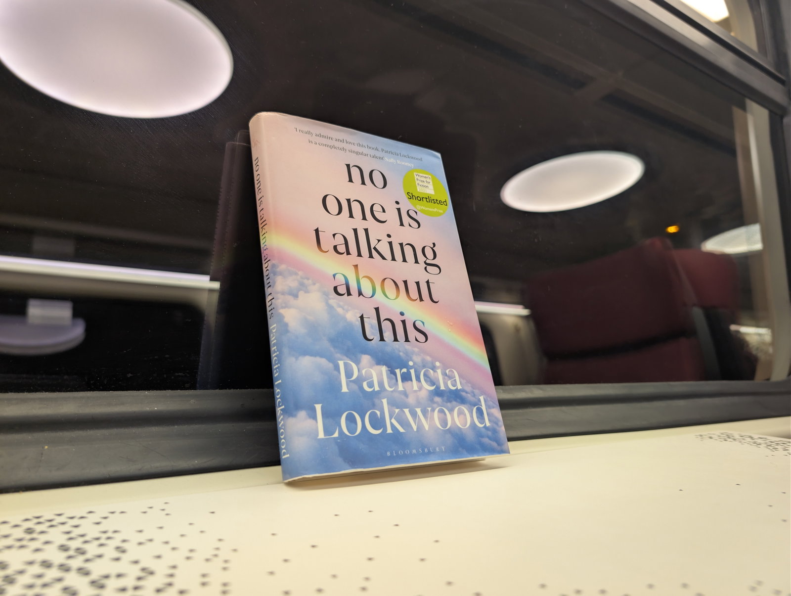 No One Is Talking About This by Patricia Lockwood on a train