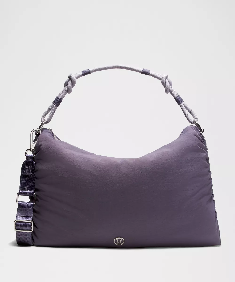 Convertible Ruched Crossbody Bag Large 16L