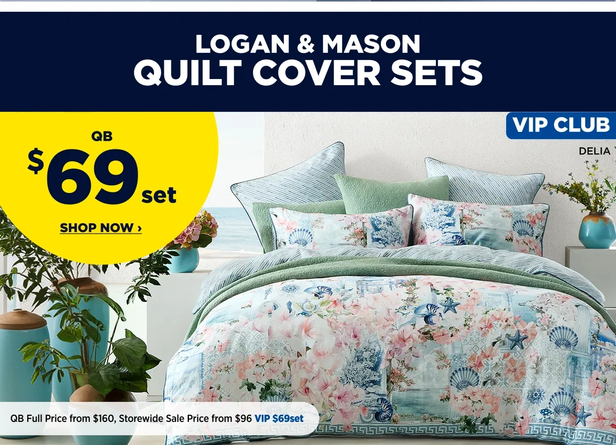 Logan & Mason Quilt Cover Sets