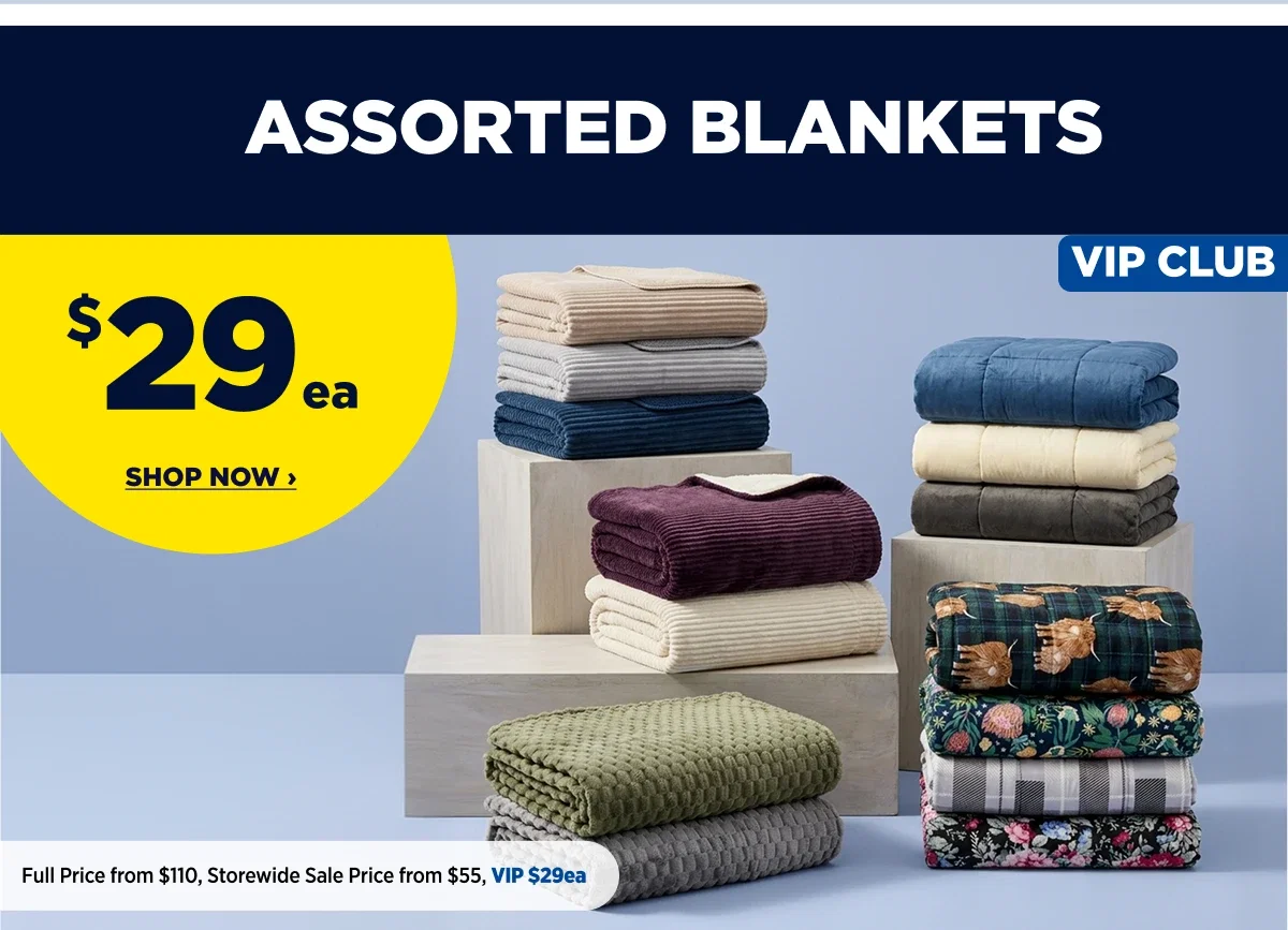 Assorted Blankets