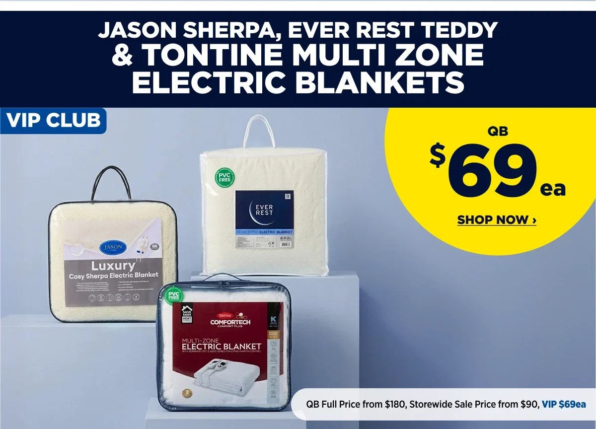 Jason Sherpa, Ever rest Teddy & Tontine Multi Zone Electronic Blanket