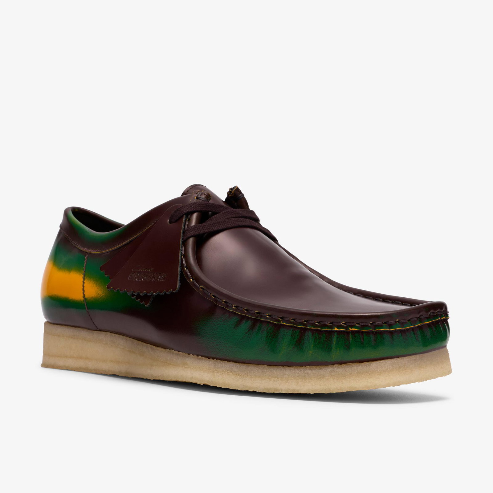 Shop Wallabee Brown Brush Off