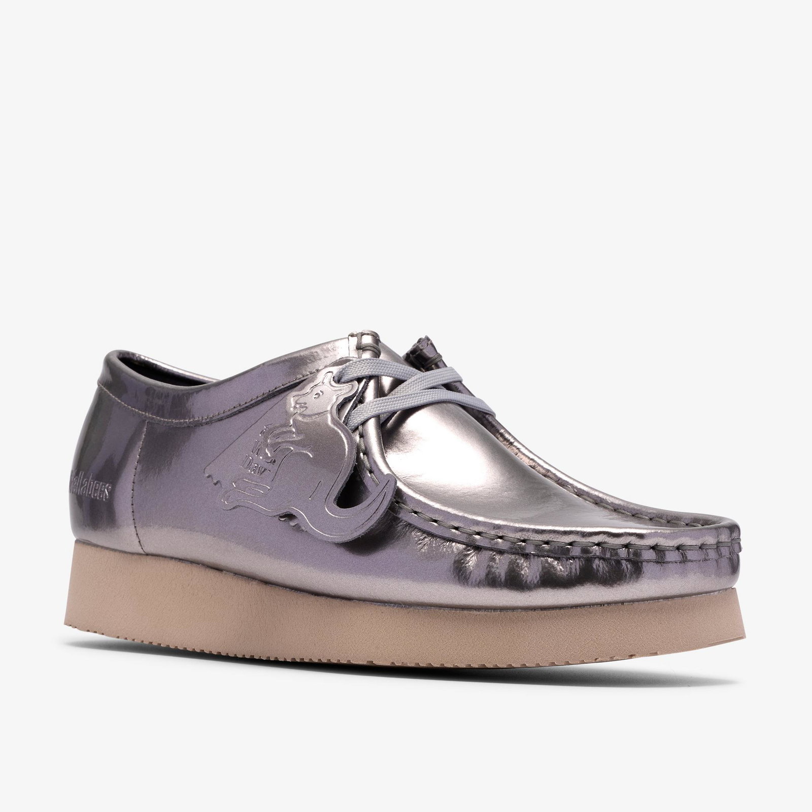 Shop Wallabee 2604 Silver Patent