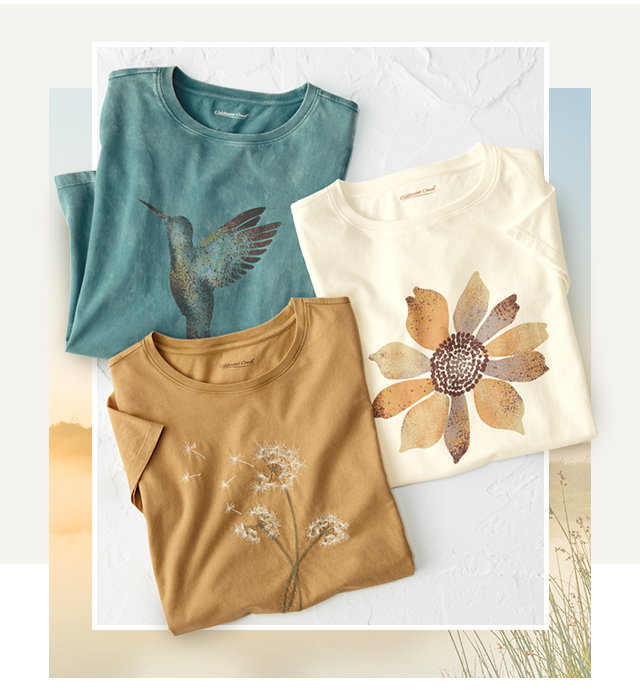 Vintage Wash Tees collage