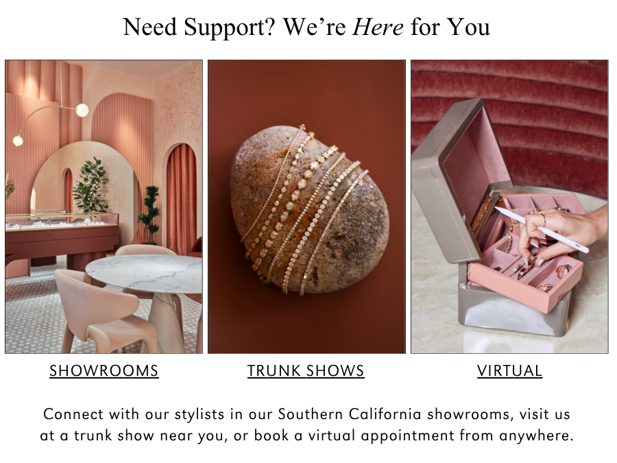 Need support? We're here for you. Book an appointment with our team in showroom, virtually or in a city near you.