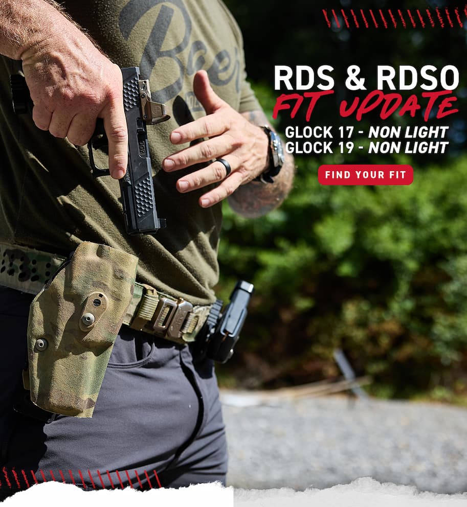 RDS & RDSO Holster for Glock 17 & 19 Non-Light