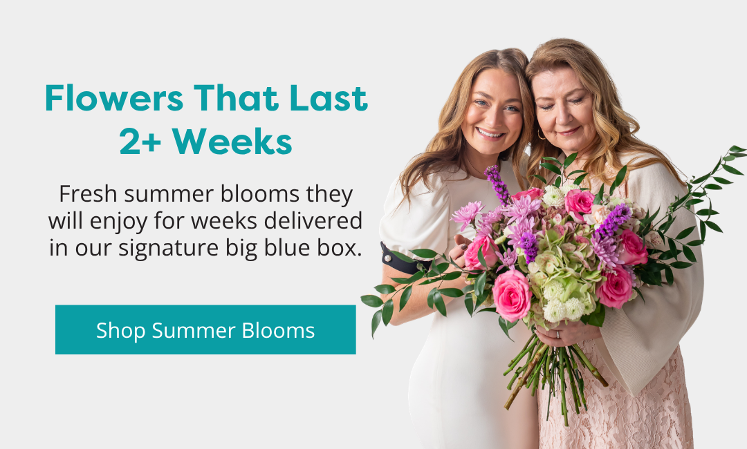Callia summer bouquet held by two women