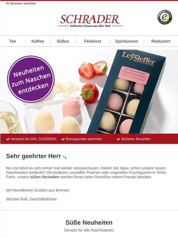 Schon entdeckt?! Süße Neuheiten für Naschkatzen!
