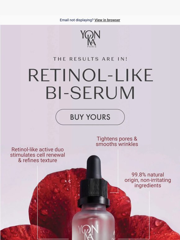 Real Results From Retinol-Like Bi-Serum Are In
