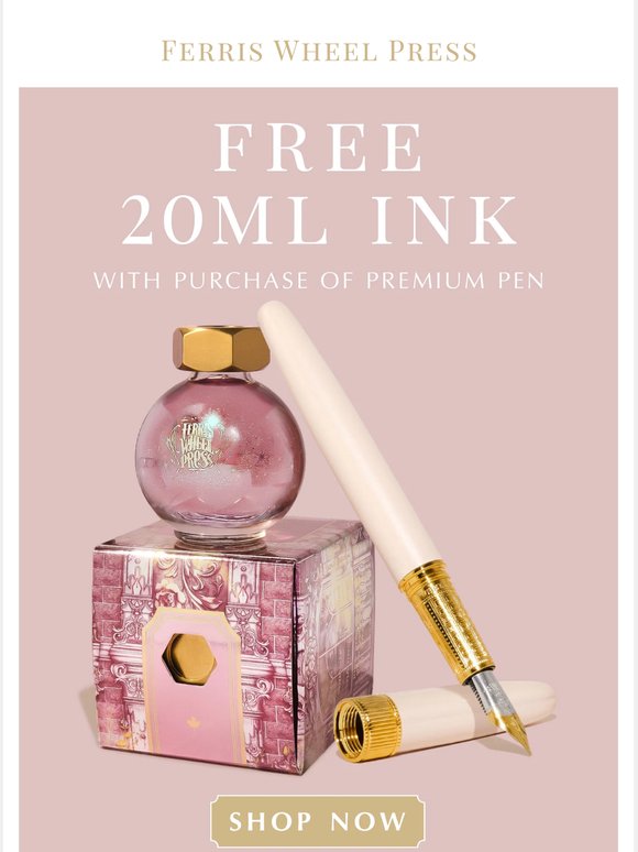The Perfect Pairing: Premium Pen + Free Ink
