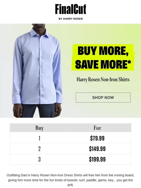 BUY MORE, SAVE MORE: Non-Iron Dress Shirts