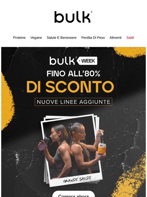 🔥 FINO ALL’80% DI SCONTO 🔥