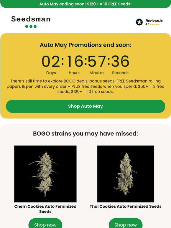 Auto May deals are waiting—offers ending soon