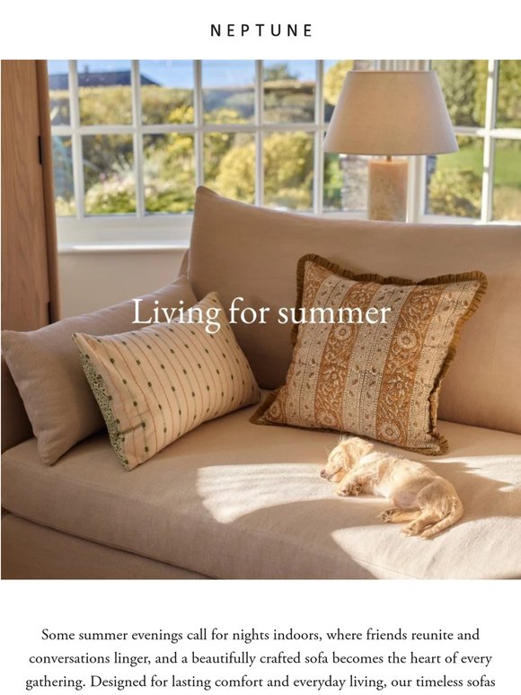 A sofa for life’s everyday moments