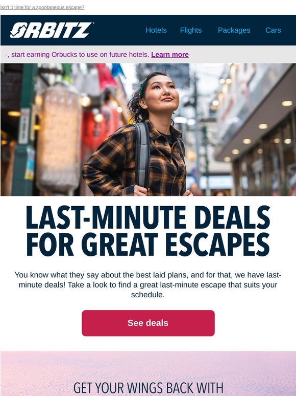 No plans, no problem with these last-minute deals!