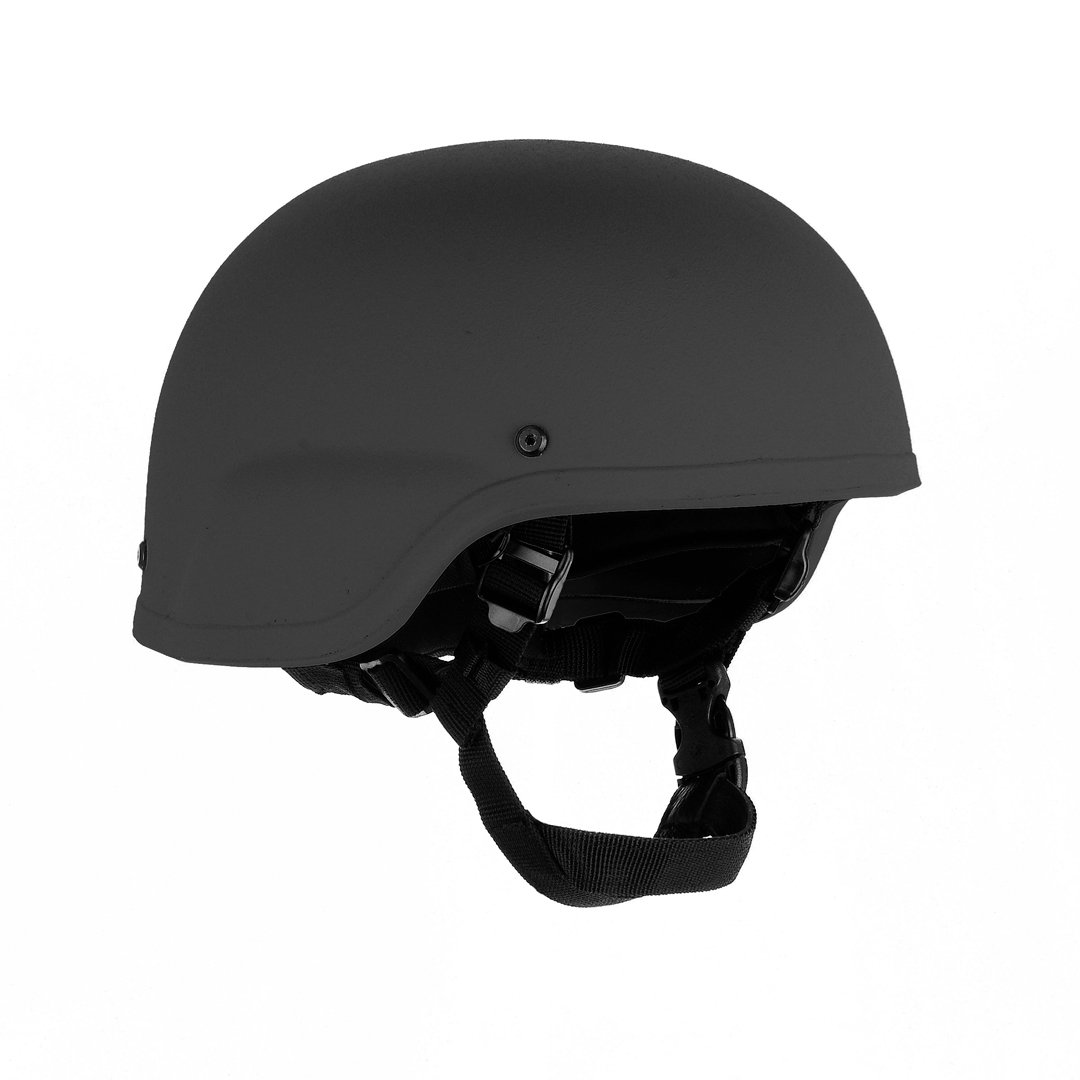 Image of Striker Level IIIA Ballistic Standard Cut ACH Helmet - Black, Large or X-Large