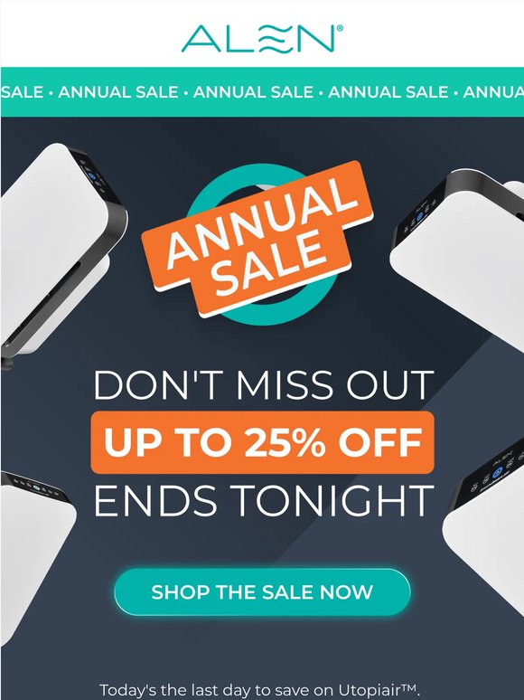 Last Chance to Save On Clean Air