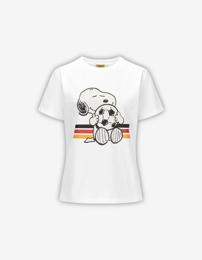 Snoopy Fussball Limited Edition - T-Shirt in weiß