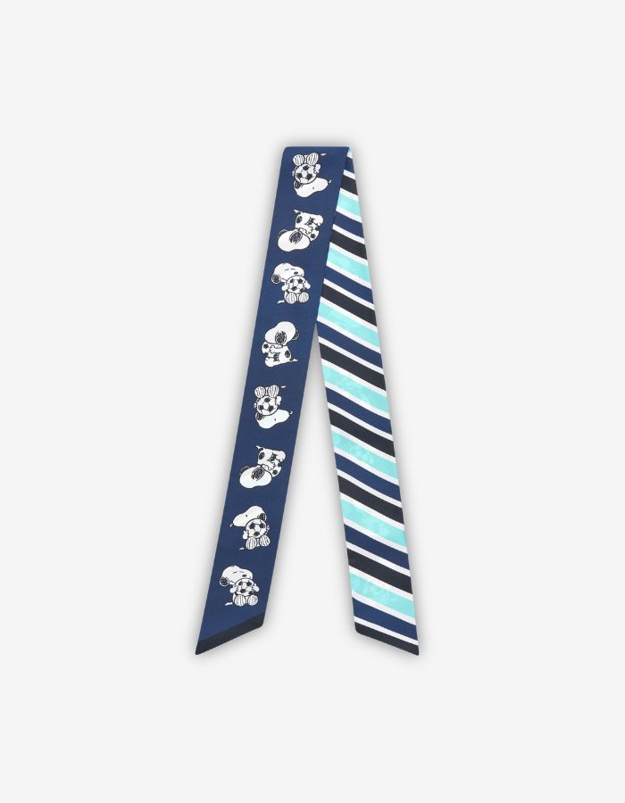 Snoopy Fussball Limited Edition - Seidentwilly in Blau