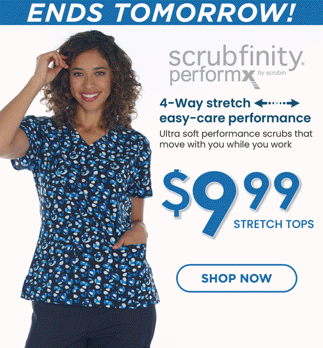 Save 40-60% on Scrubfinity® Performx Stretch Prints