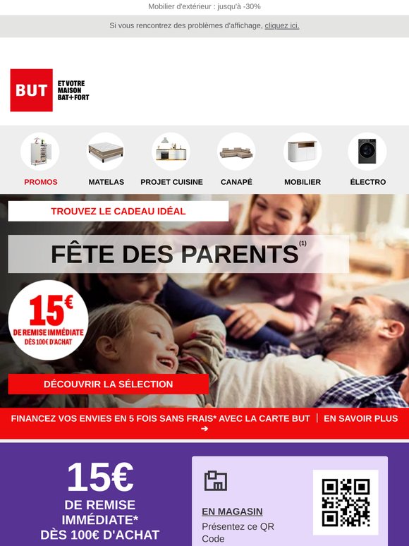 15€ offerts IMMEDIATEMENT pour la fête des parents🎉