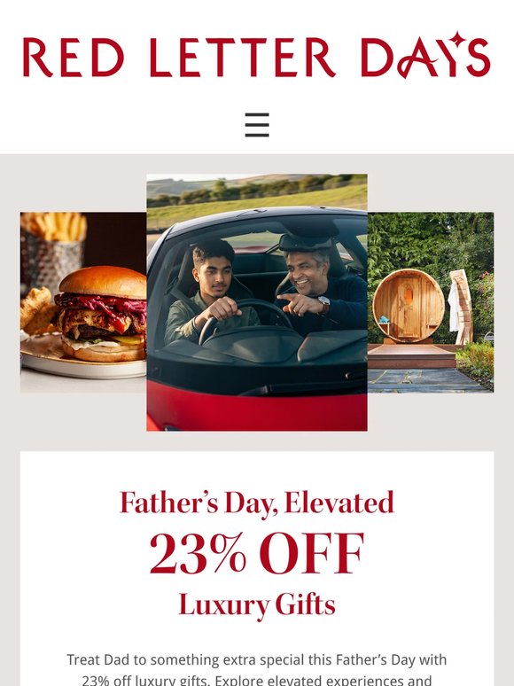 Thoughtful luxury gifts for Dad, 23% off