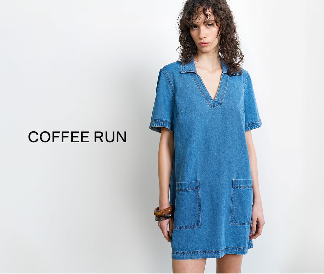 Archie Blue Denim Patch Pocket Short Sleeve Mini Dress