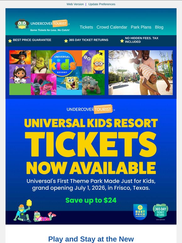 Universal Kids Resort Opens July 1! 🎉