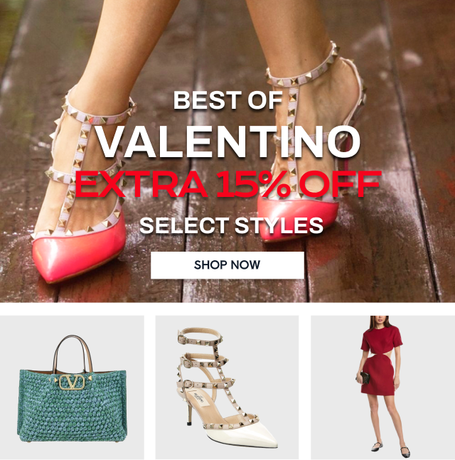 Extra 15% Off Valentino