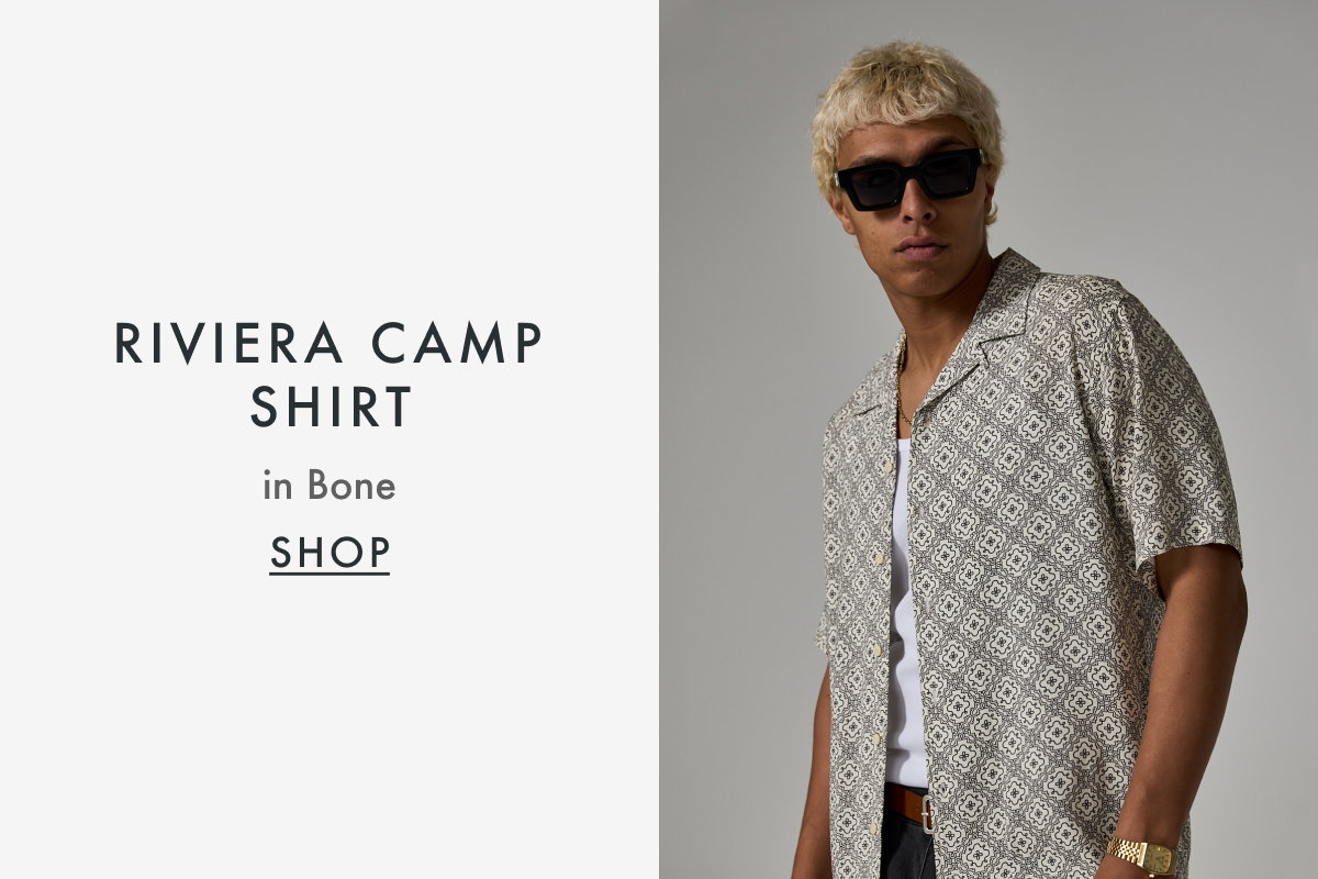 Riviera Camp Shirt - Bone