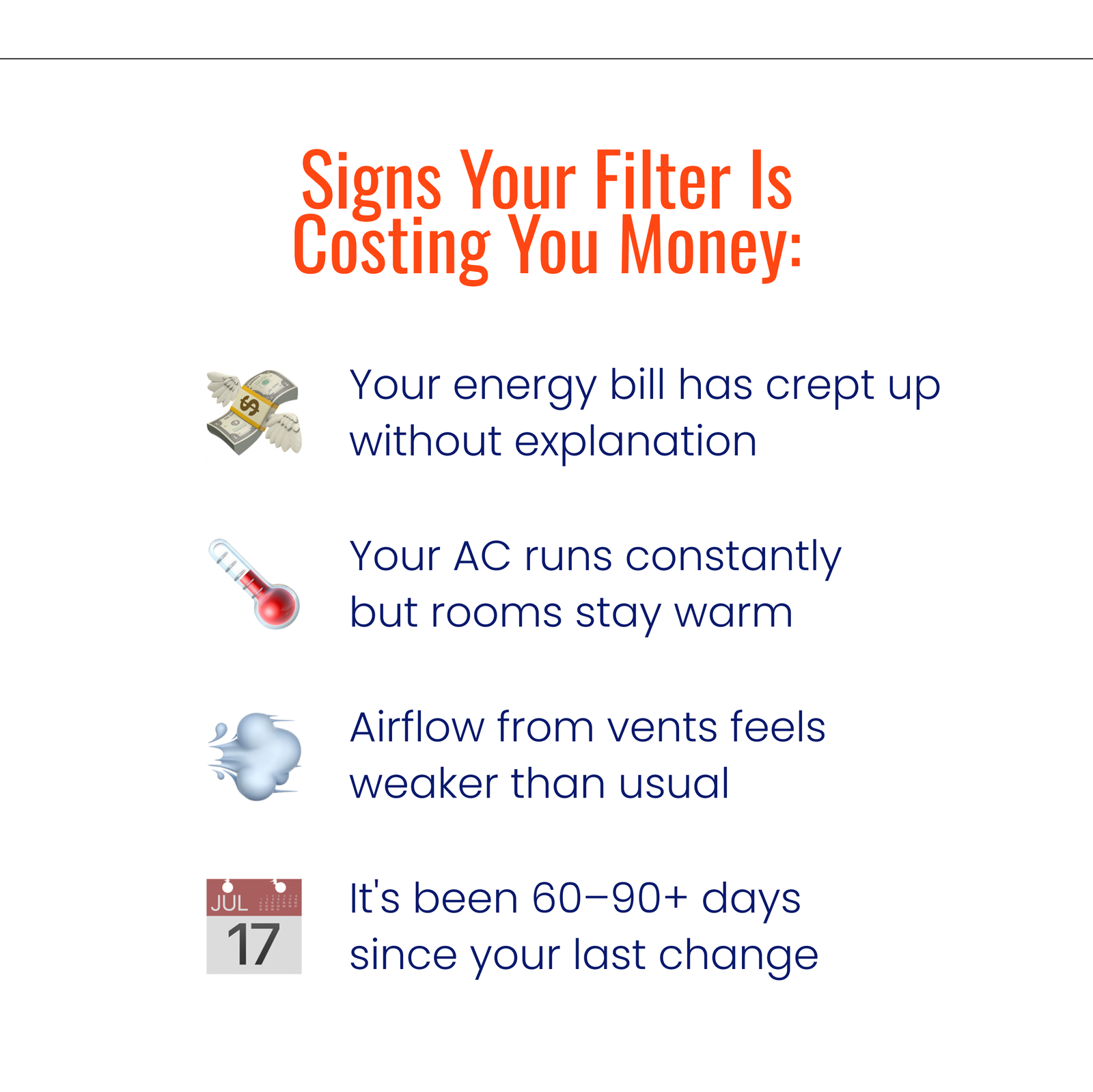 Signs Your Filter Is Costing You Money