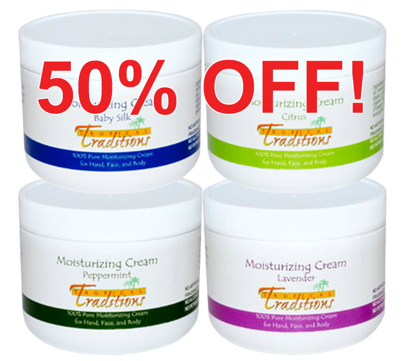 50% OFF Moisturizing Creams