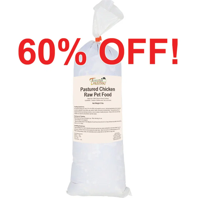 Image of Pastured Chicken Raw Pet Food - 5 lb.