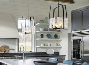 Arc 4 Light 18.7 inch Dark Smoke Pendant Ceiling Light